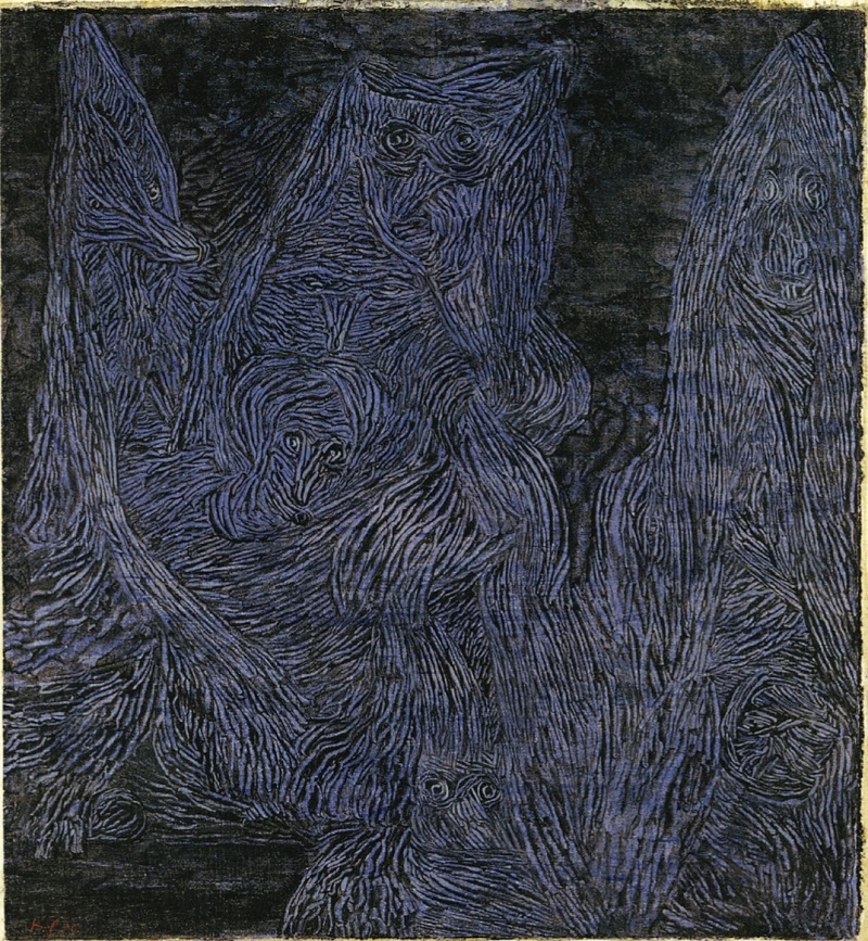 圖十二：Walpurgis Night (1935), Gouache on cloth laid on wood, 50.8cm X 47cm, Tate collection. (照片來源：Parkstone International)