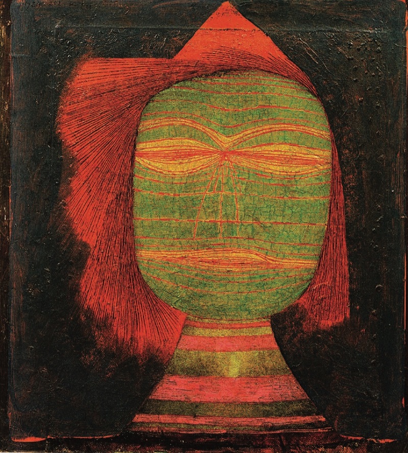 圖九：Actor’s Mask (1924), Oil on canvas on cardboard on wood, 36.1cm X 36.8cm, collected by the Sidney and Harriet Janis Collection, The Museum of Modern Art, New York. (照片來源：Parkstone International)